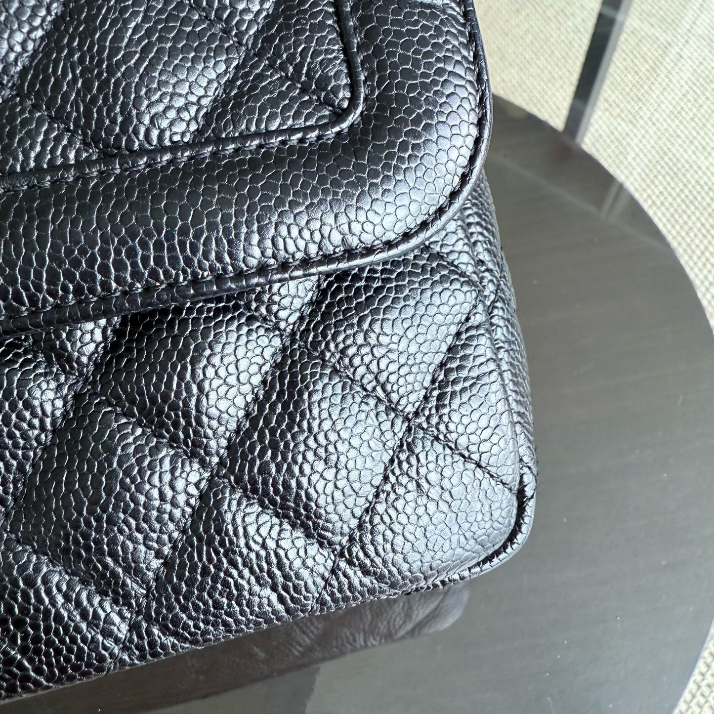 Sac à rabat bicolore saisonnier de taille moyenne — Kovancy