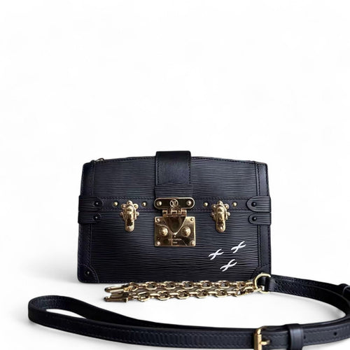 Kovancy - Pochette Malle - Cuir EPI Noir Quincaillerie Or