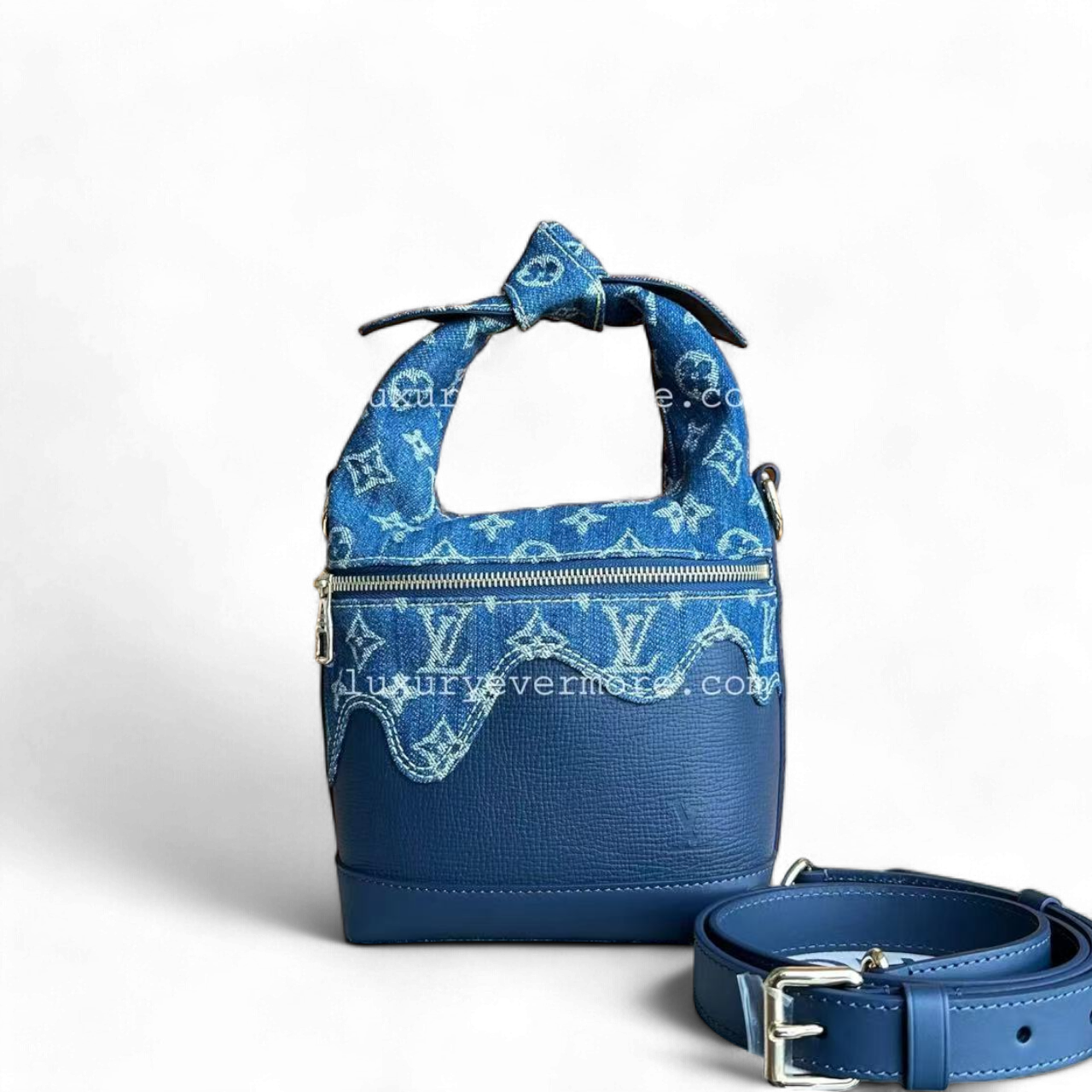 Sac à main Japanese Cruiser Denim Bleu - Kovancy