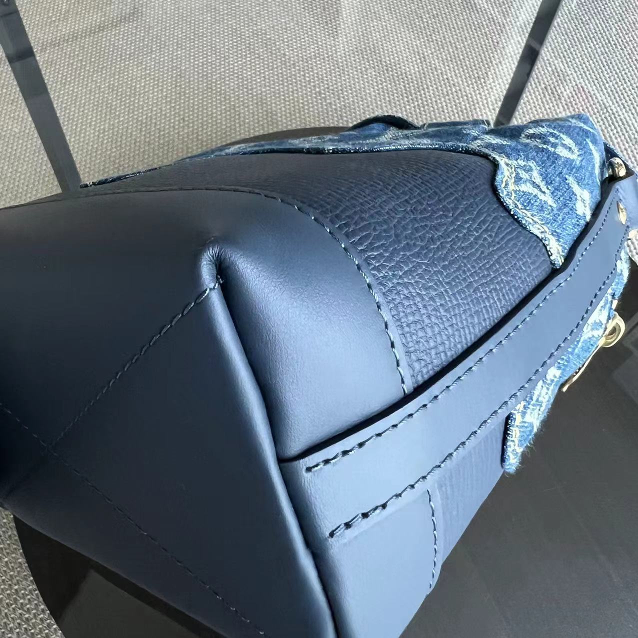 Sac à main Japanese Cruiser Denim Bleu - Kovancy