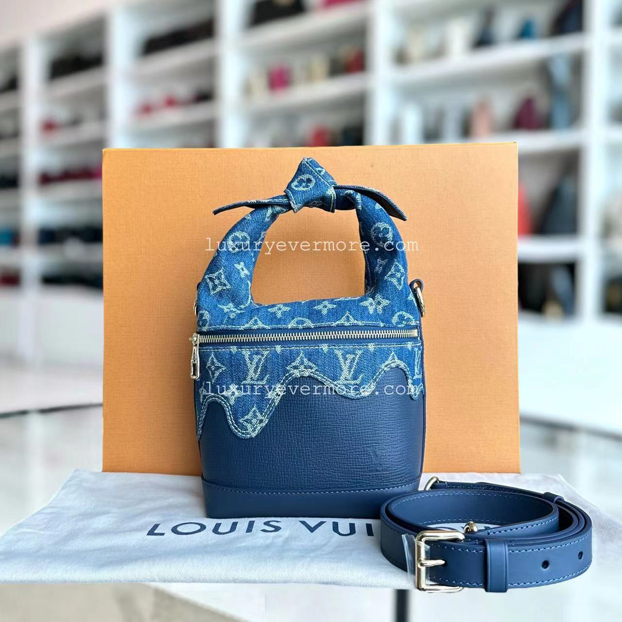 Sac à main Japanese Cruiser Denim Bleu - Kovancy