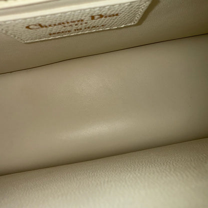 Chaîne Dior 30 Montaigne - Cuir de veau grainé, accastillage en or blanc