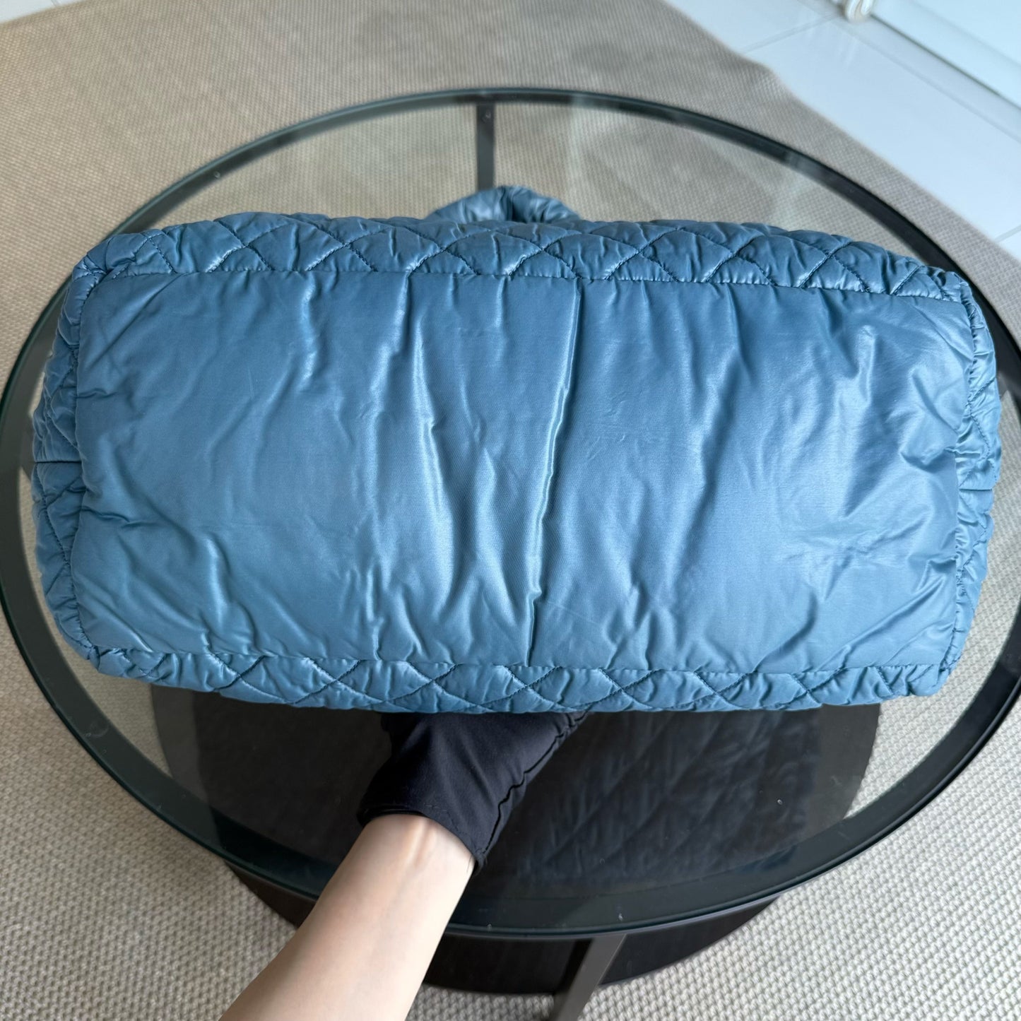 Sac fourre-tout en nylon matelassé — Kovancy