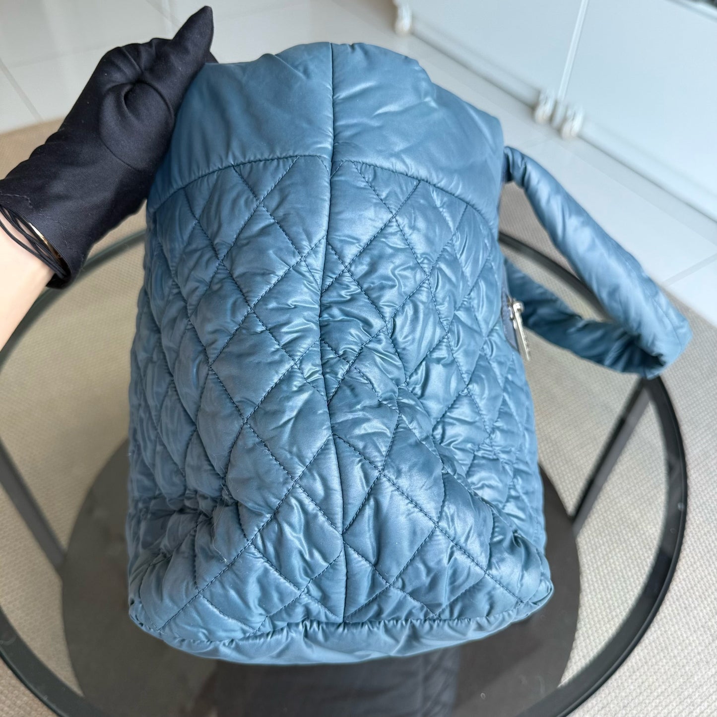 Sac fourre-tout en nylon matelassé — Kovancy