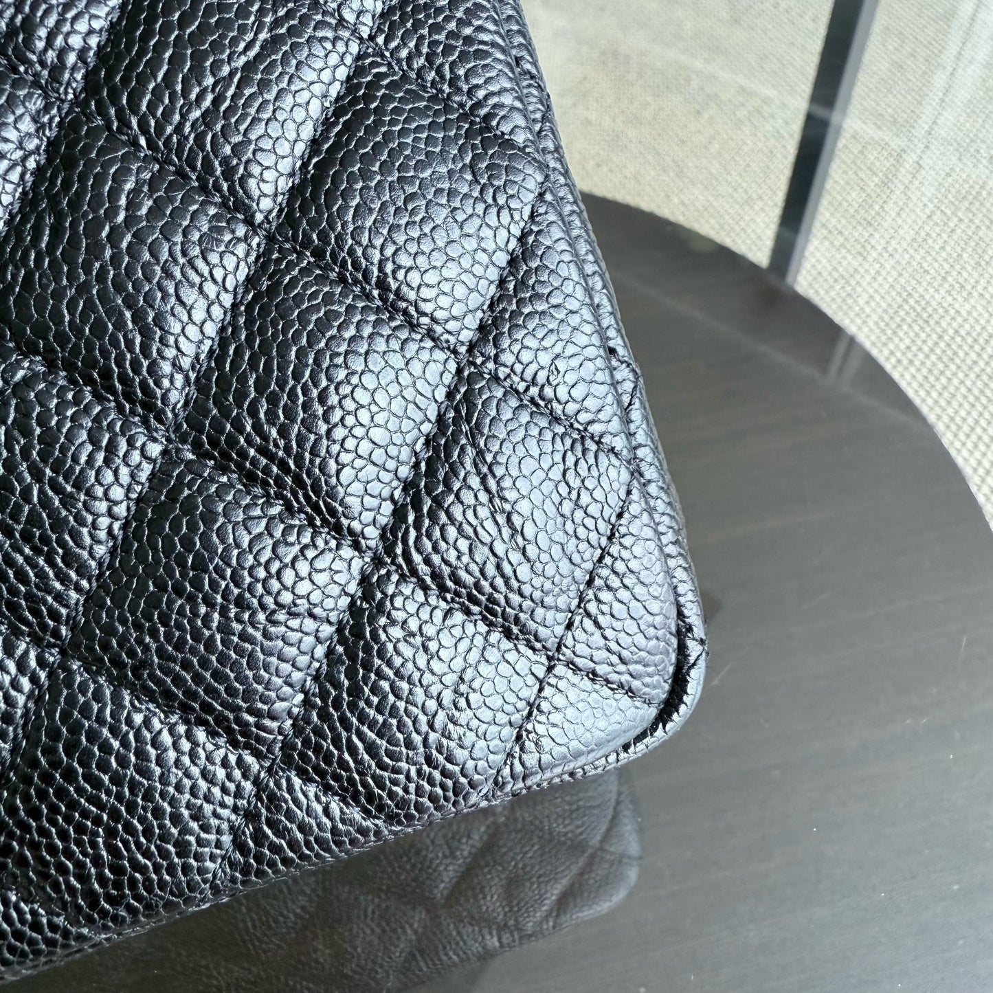 Sac à rabat bicolore saisonnier de taille moyenne — Kovancy