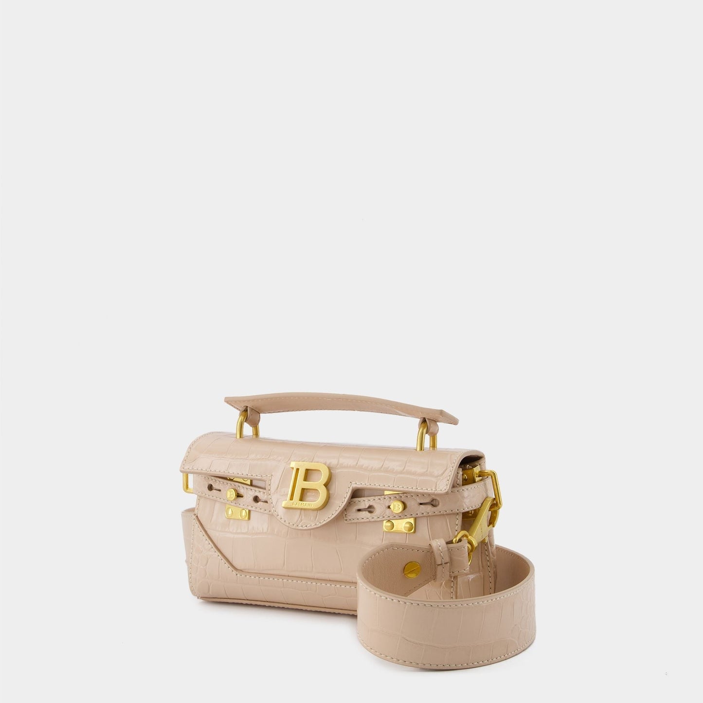 Sac À Bandoulière B-Buzz 19 - Cuir - Beige — Kovancy