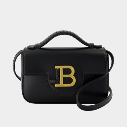 Sac À Bandoulière B-Buzz Mini 17 - Balmain - Cuir - Noir