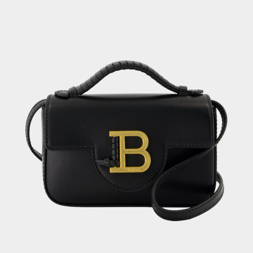 Sac À Bandoulière B-Buzz Mini 17 - Balmain - Cuir - Noir