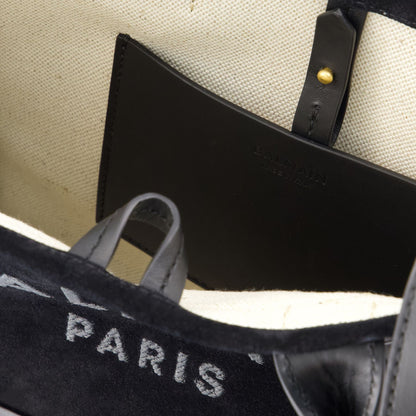 Cabas B-Army Small - BLM - Cuir - Noir