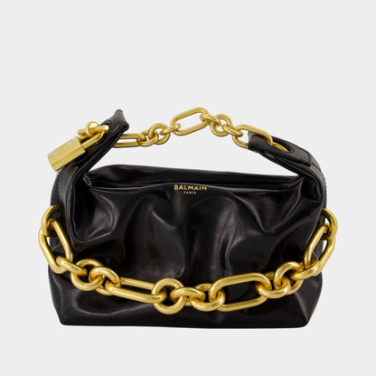 Sac Porté Épaule Sync Mini - Balmain - Cuir - Noir