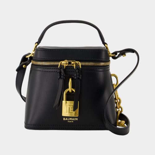 Sac À Main Pulse Vanity-Waxy - Balmain - Cuir - Noir