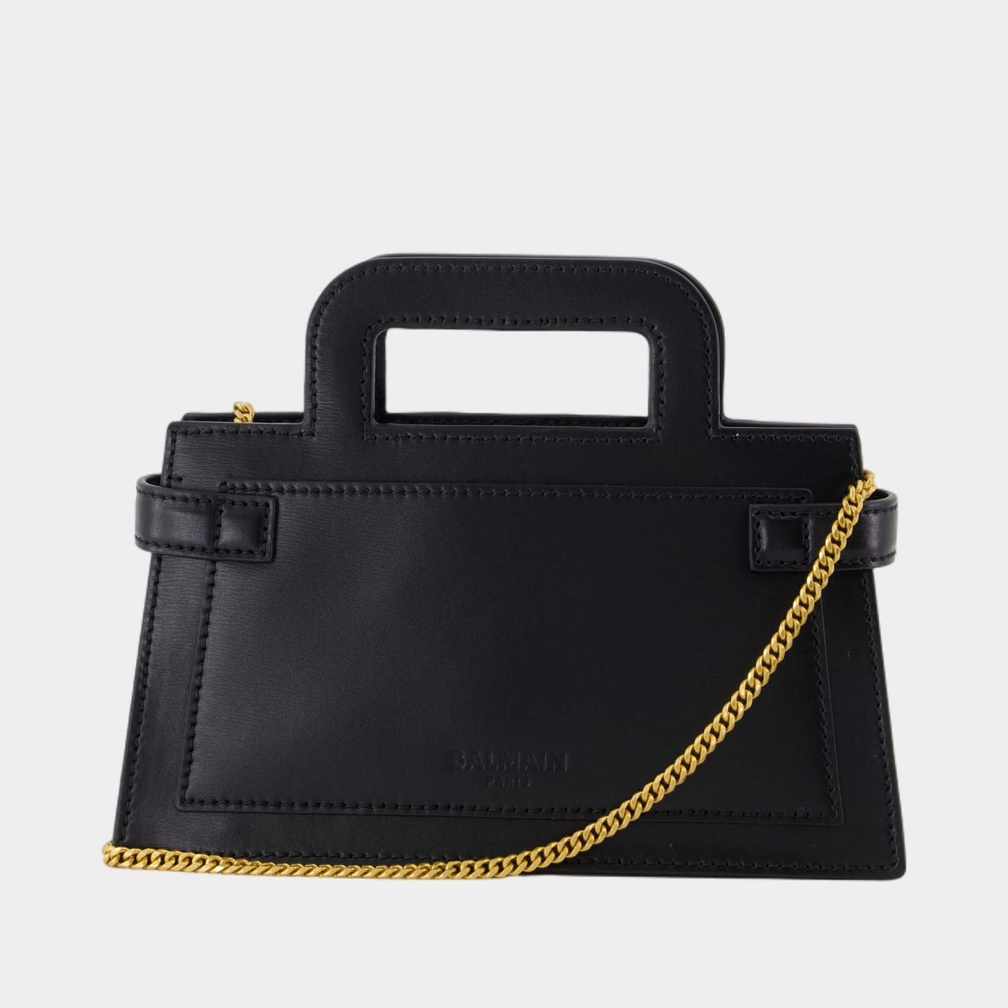 Sac À Bandoulière B-Buzz Small Top Handle - Cuir - Noir — Kovancy