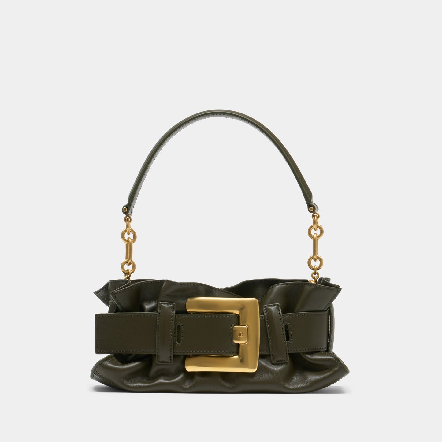 Sac Porté Épaule Anthem Mini - Cuir - Vert — Kovancy