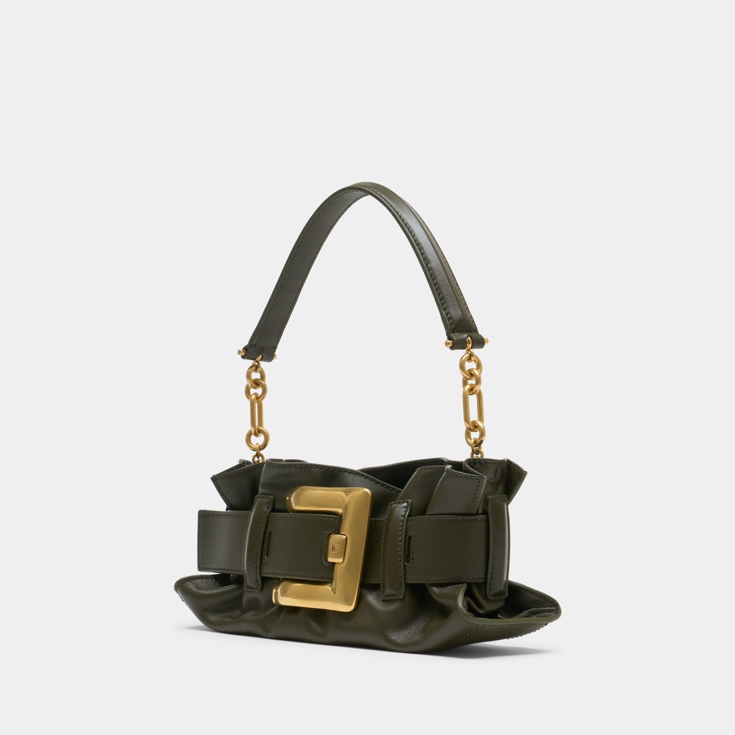 Sac Porté Épaule Anthem Mini - Cuir - Vert — Kovancy