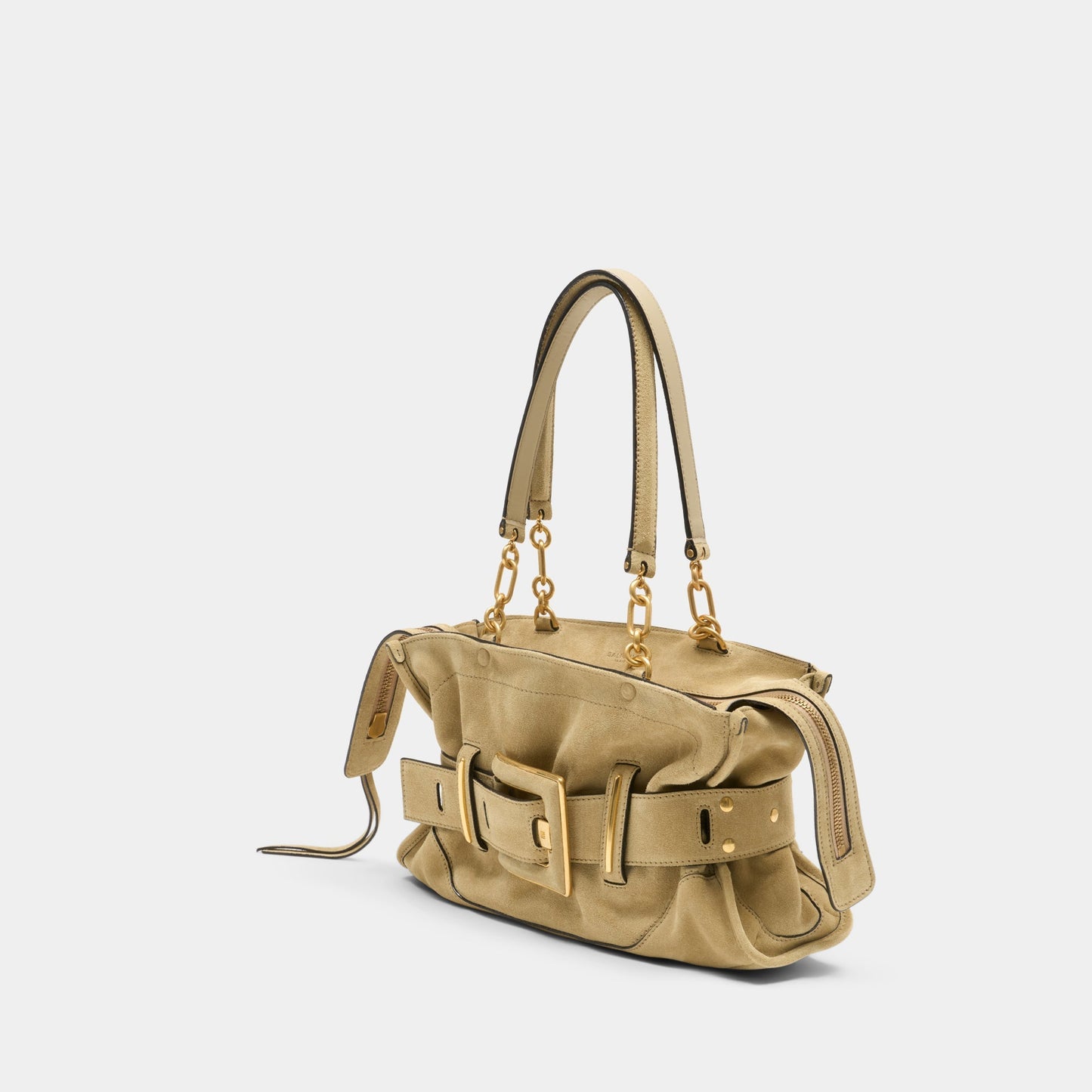 Sac Porté Épaule Anthem - Cuir - Beige — Kovancy