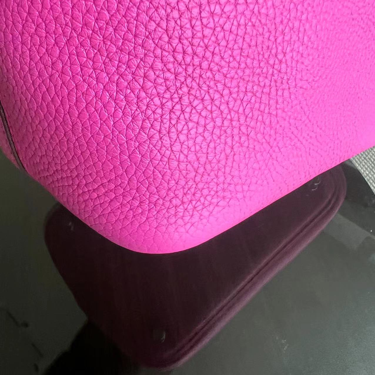 Picotin 18 Clémence C Stamp Rose vif Quincaillerie argentée — Kovancy