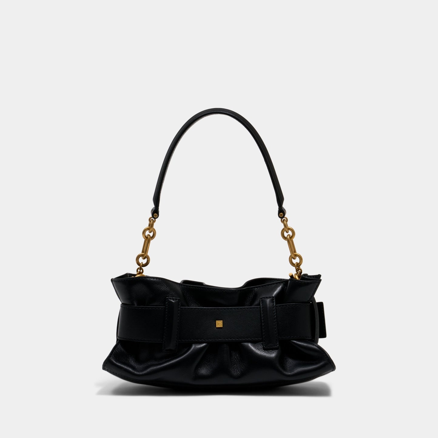 Sac Porté Épaule Anthem Mini - Cuir - Noir — Kovancy