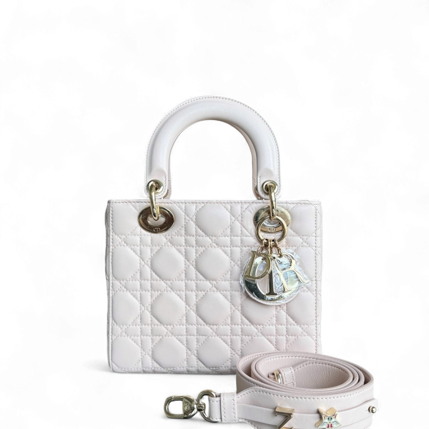 Lady Petit ABC - Cannage Lambskin MyABC Rose clair Quincaillerie dorée — Kovancy