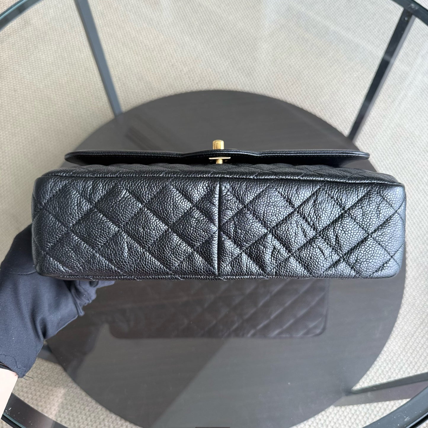 Sac à rabat bicolore saisonnier de taille moyenne — Kovancy