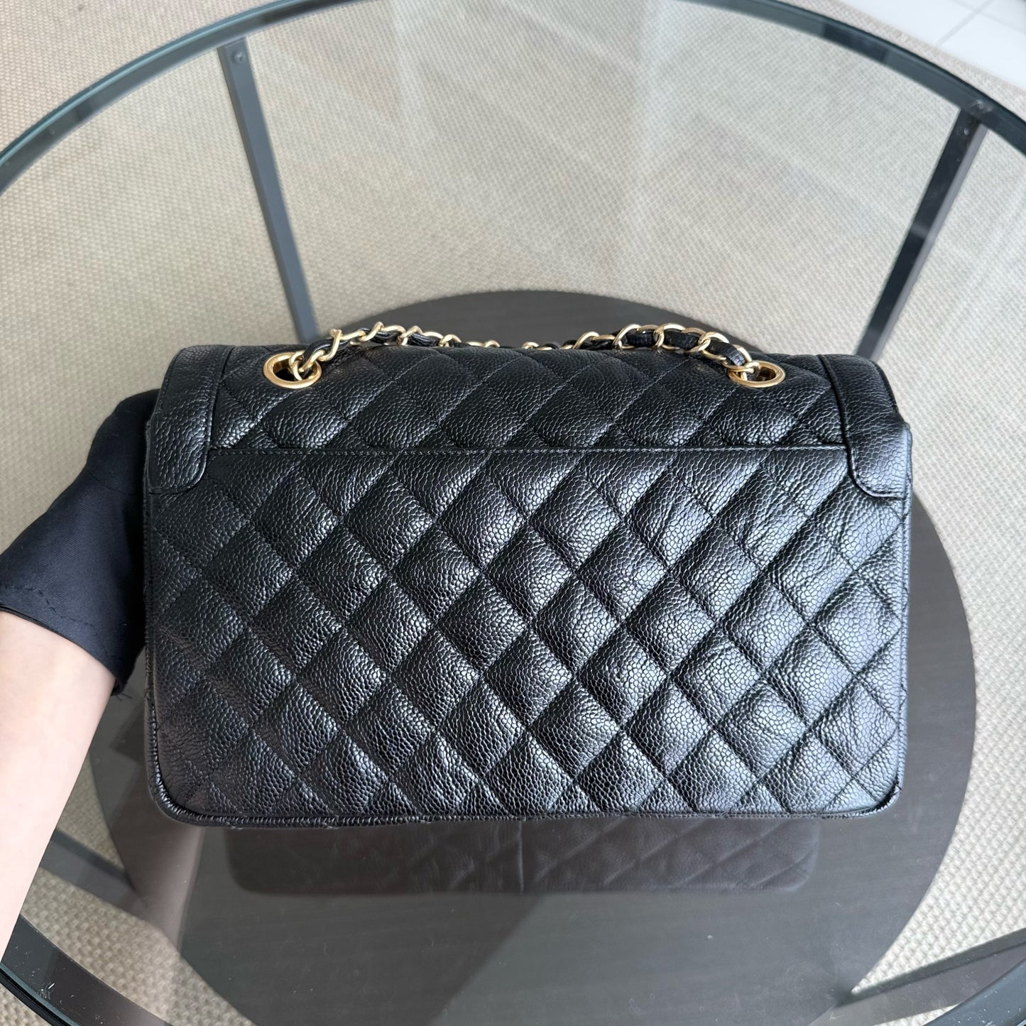 Sac à rabat bicolore saisonnier de taille moyenne — Kovancy