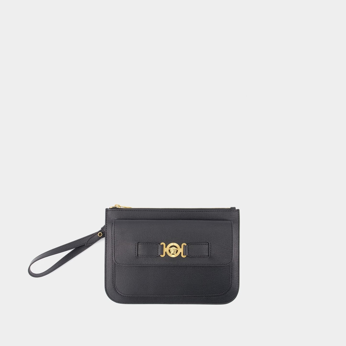 Pochette Small Medusa Biggie - Cuir - Noir — Kovancy