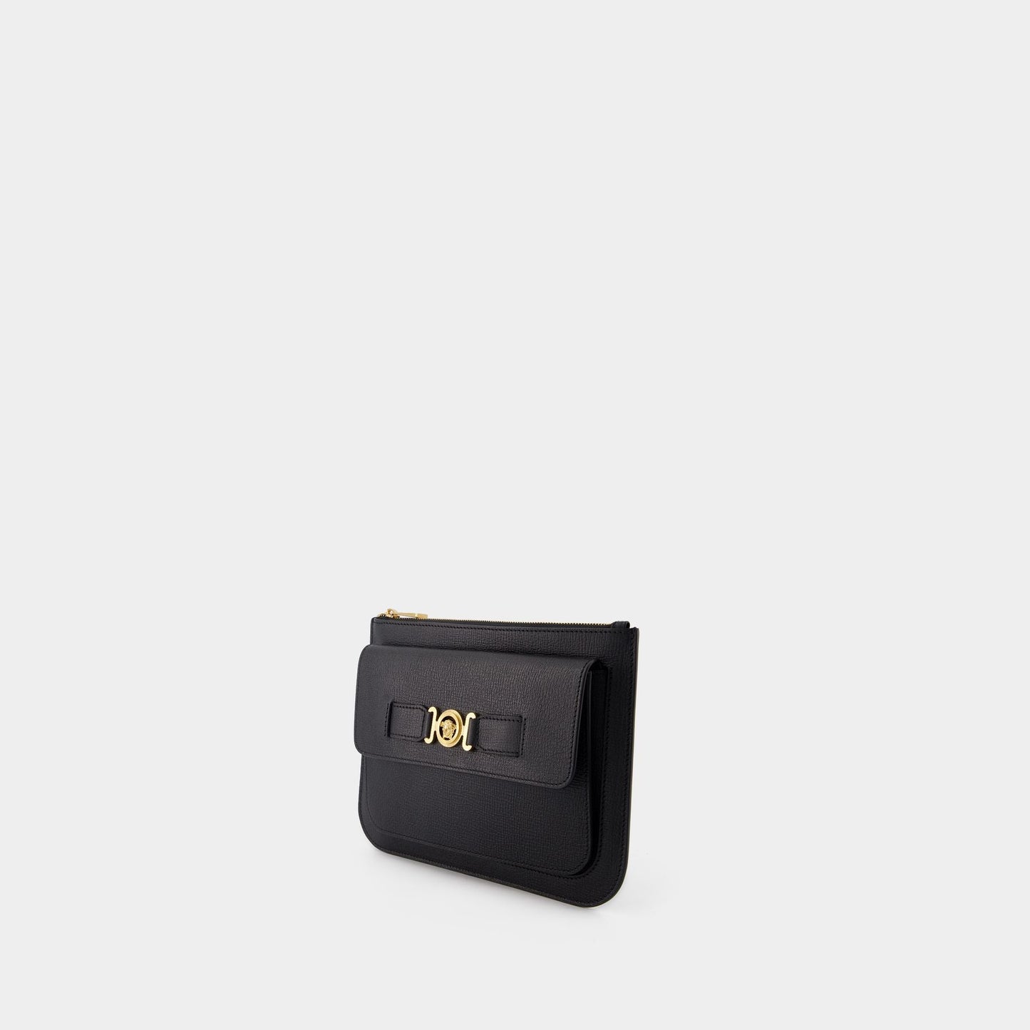 Pochette Small Medusa Biggie - Cuir - Noir — Kovancy