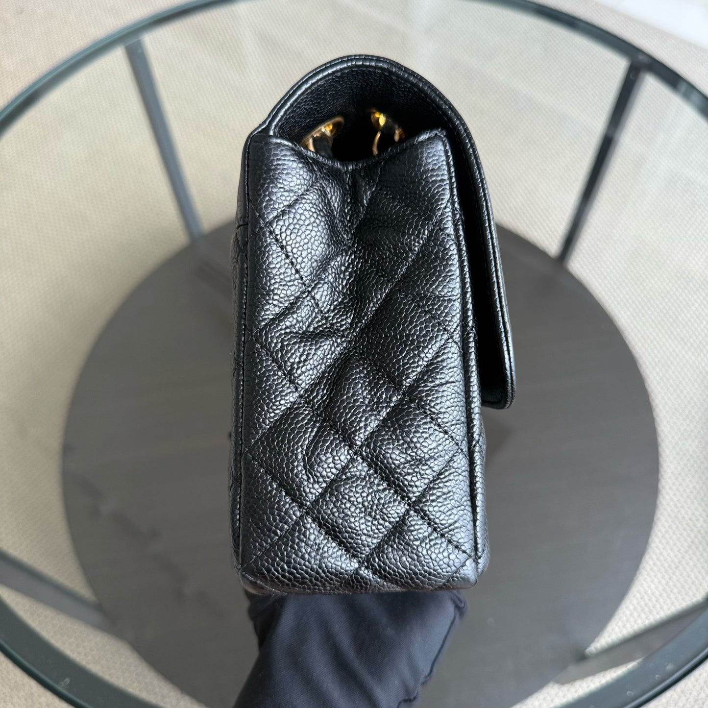 Sac à rabat bicolore saisonnier de taille moyenne — Kovancy