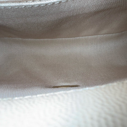 Sac Chanel Coco Handle petit modèle - Beige matelassé caviar, finitions dorées Series 24