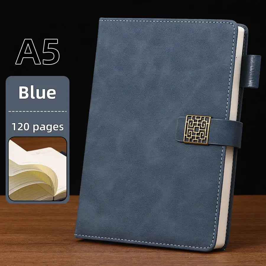 Kovancy Artisan A5 Leather Notebook — Refillable Soft Cover Journal - Kovancy