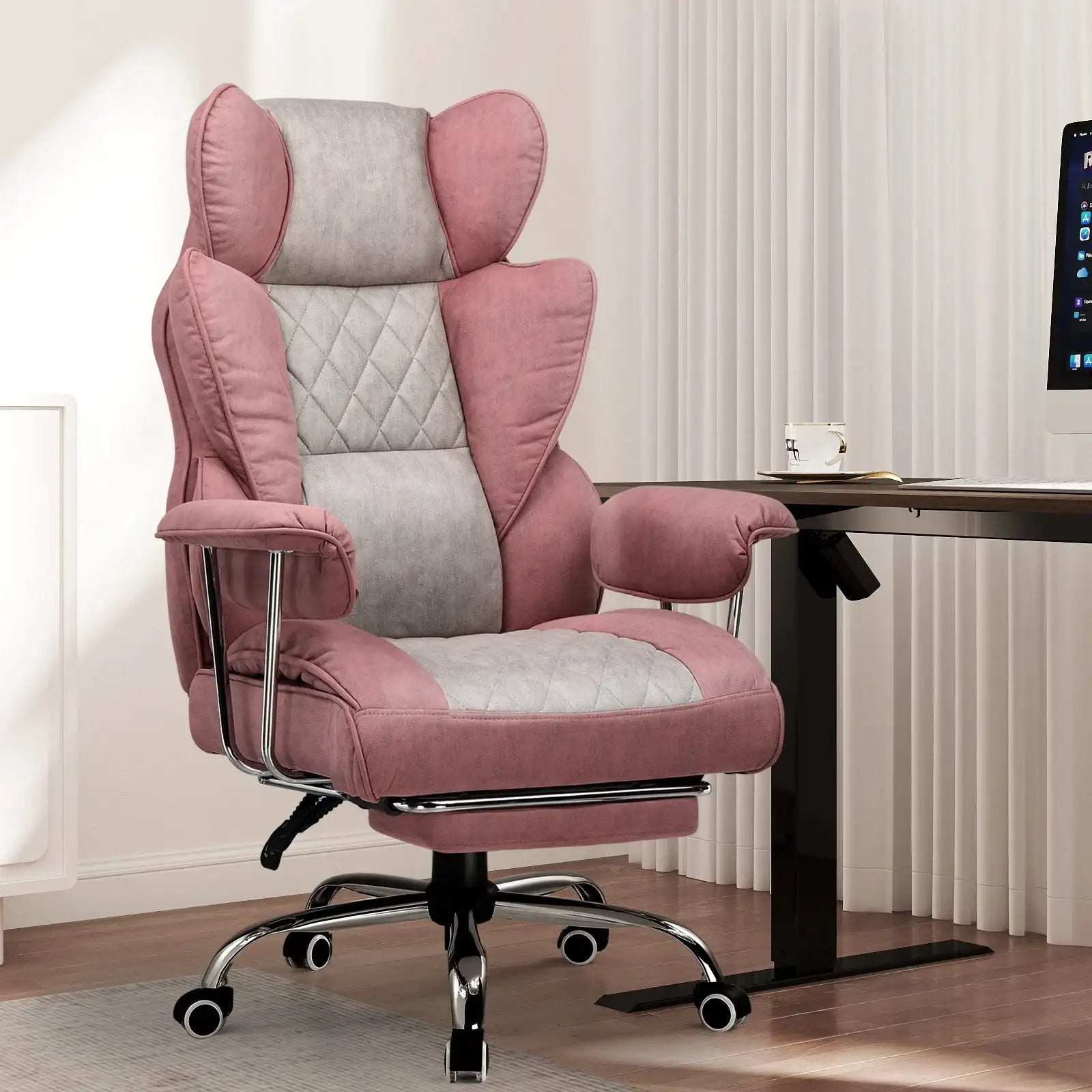 Kovancy Zenith Executive — Ergonomic Gaming Throne with Integrated Power-Nap Footrest - Kovancy