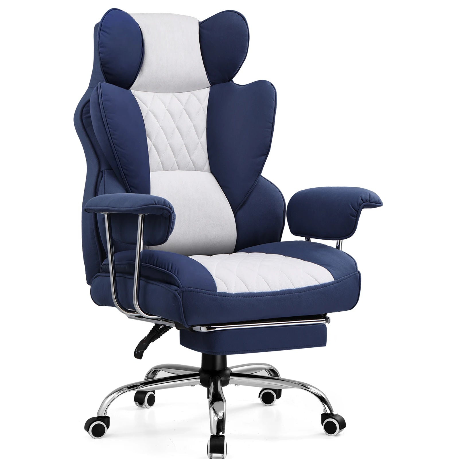 Kovancy Zenith Executive — Ergonomic Gaming Throne with Integrated Power-Nap Footrest - Kovancy
