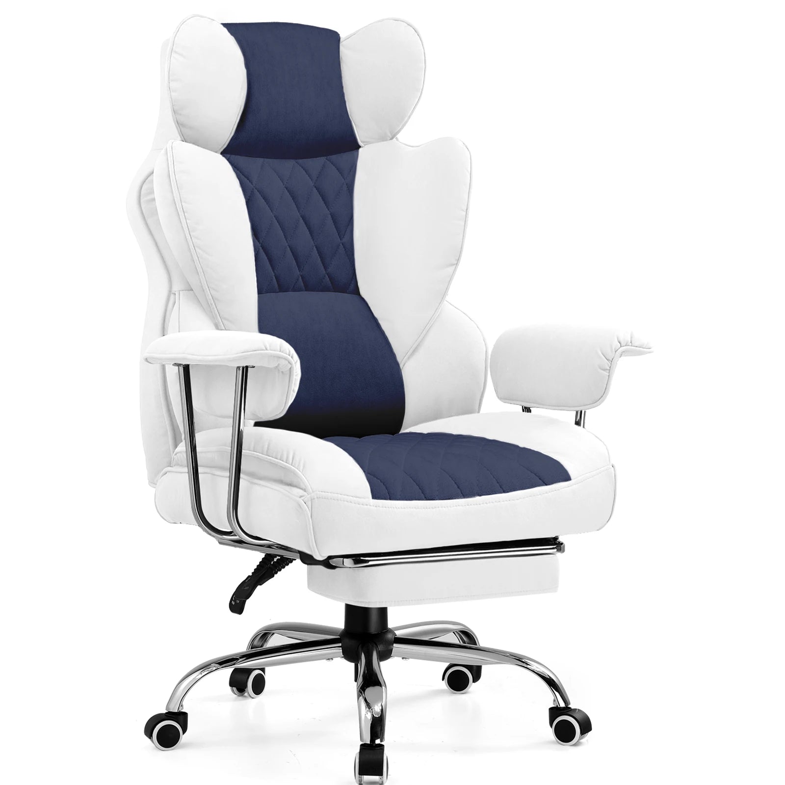Kovancy Zenith Executive — Ergonomic Gaming Throne with Integrated Power-Nap Footrest - Kovancy