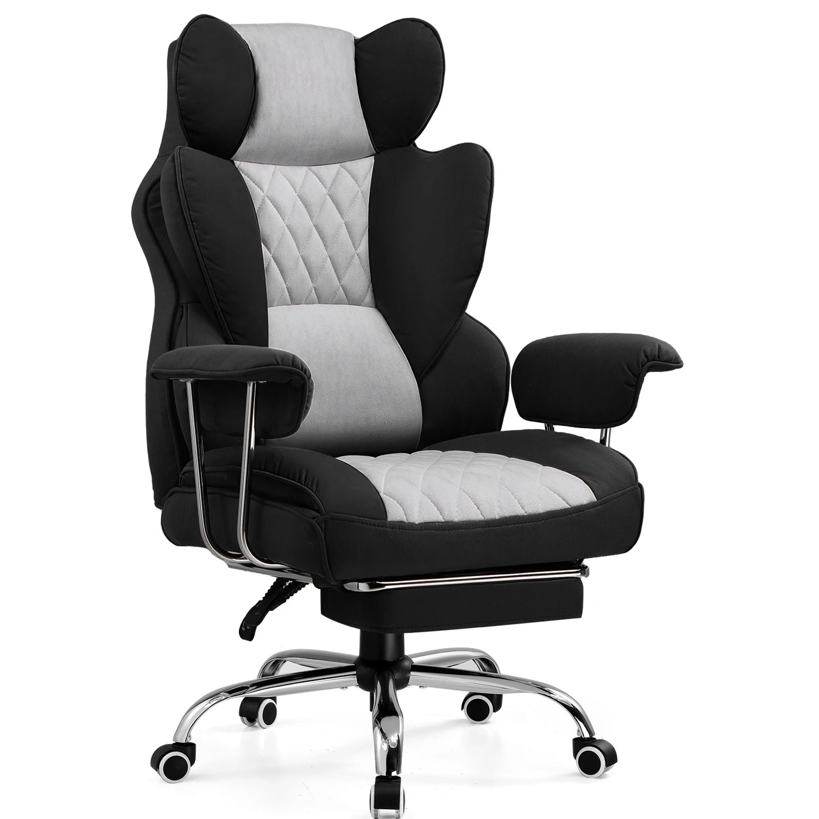 Kovancy Zenith Executive — Ergonomic Gaming Throne with Integrated Power-Nap Footrest - Kovancy