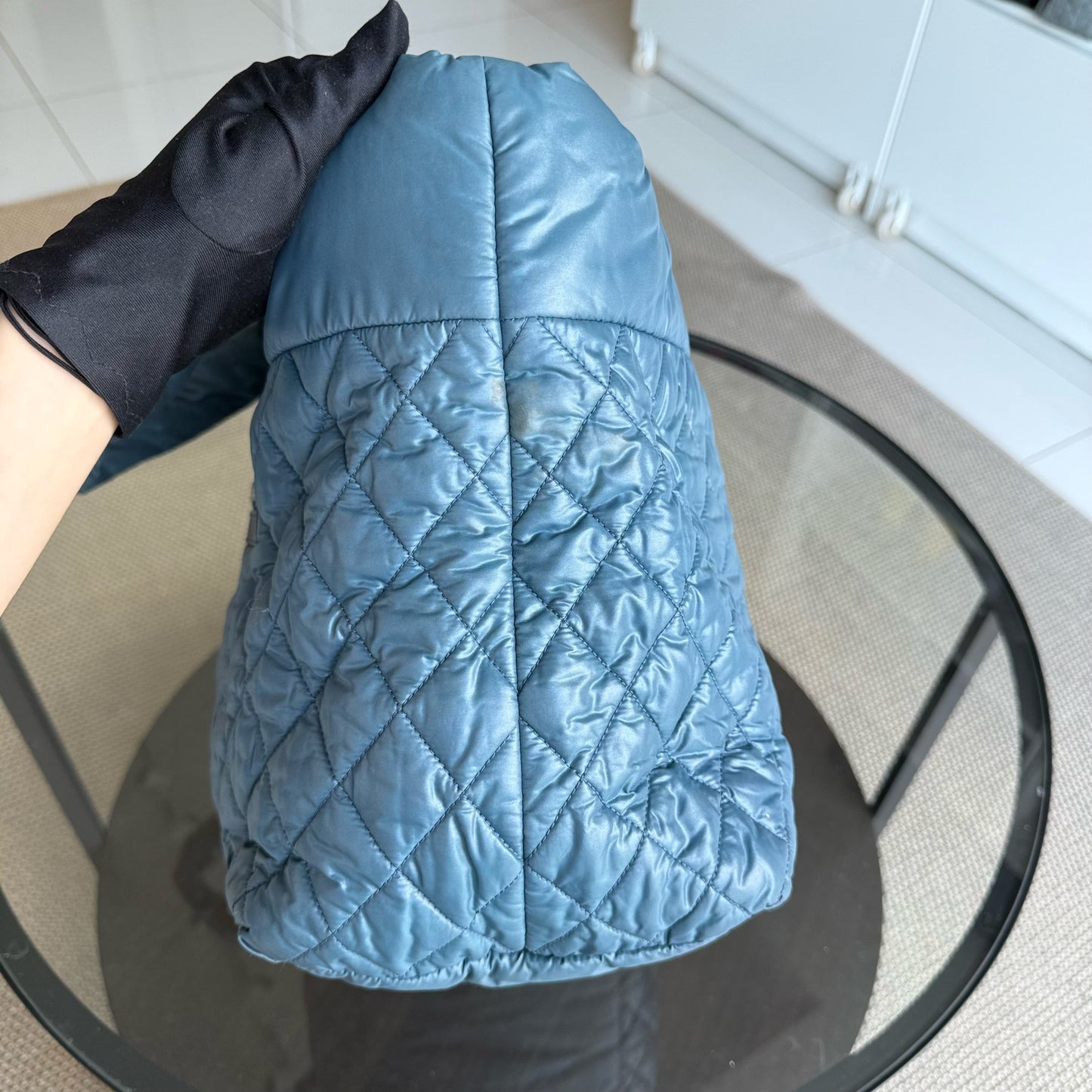 Sac fourre-tout en nylon matelassé — Kovancy