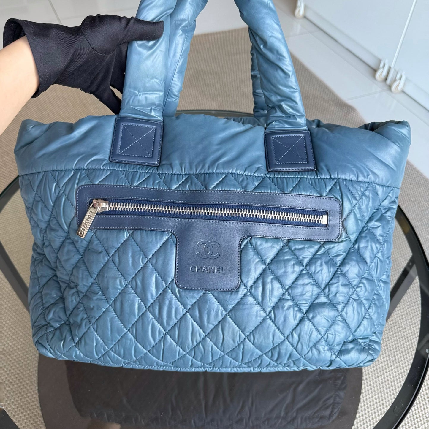Sac fourre-tout en nylon matelassé — Kovancy