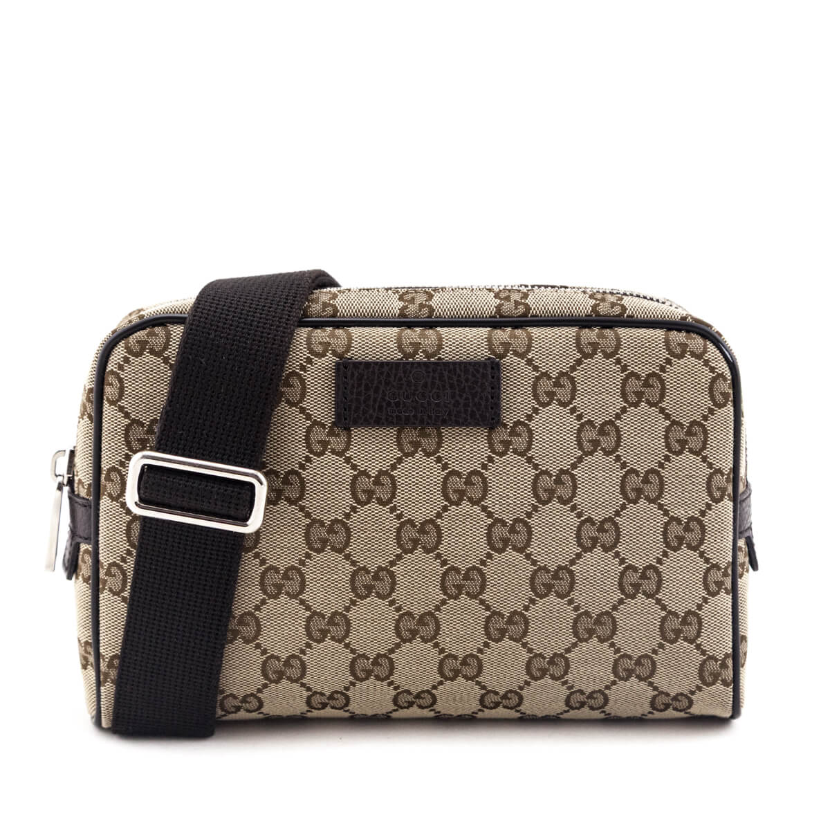 Gucci Beige Canvas Belt Bag
