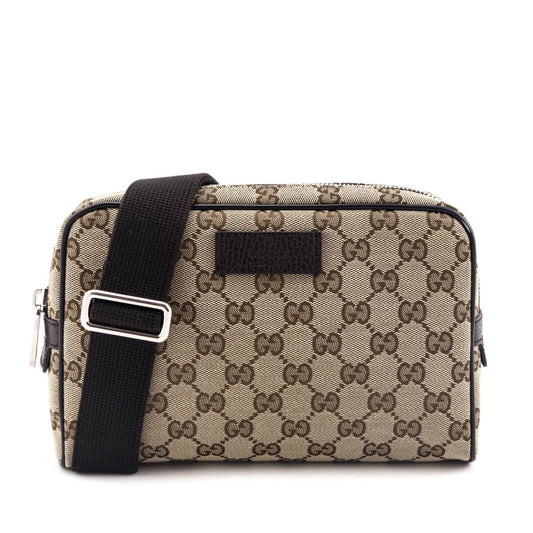 Gucci Beige GG Canvas Belt Bag