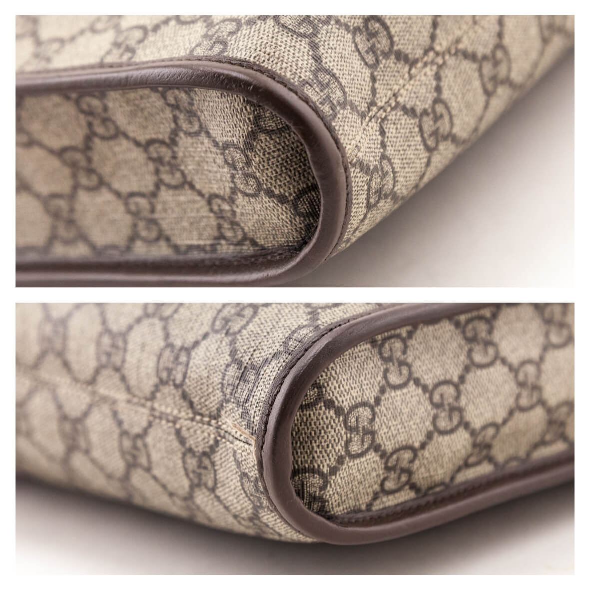 Gucci Beige GG Supreme Monogram Large Rajah Chain Tote