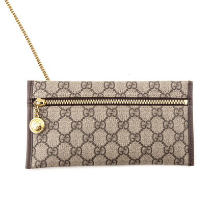Gucci Beige GG Supreme Monogram Large Rajah Chain Tote