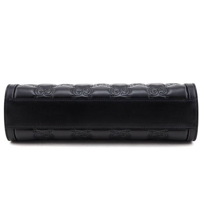 Gucci Black Calfskin Matelasse