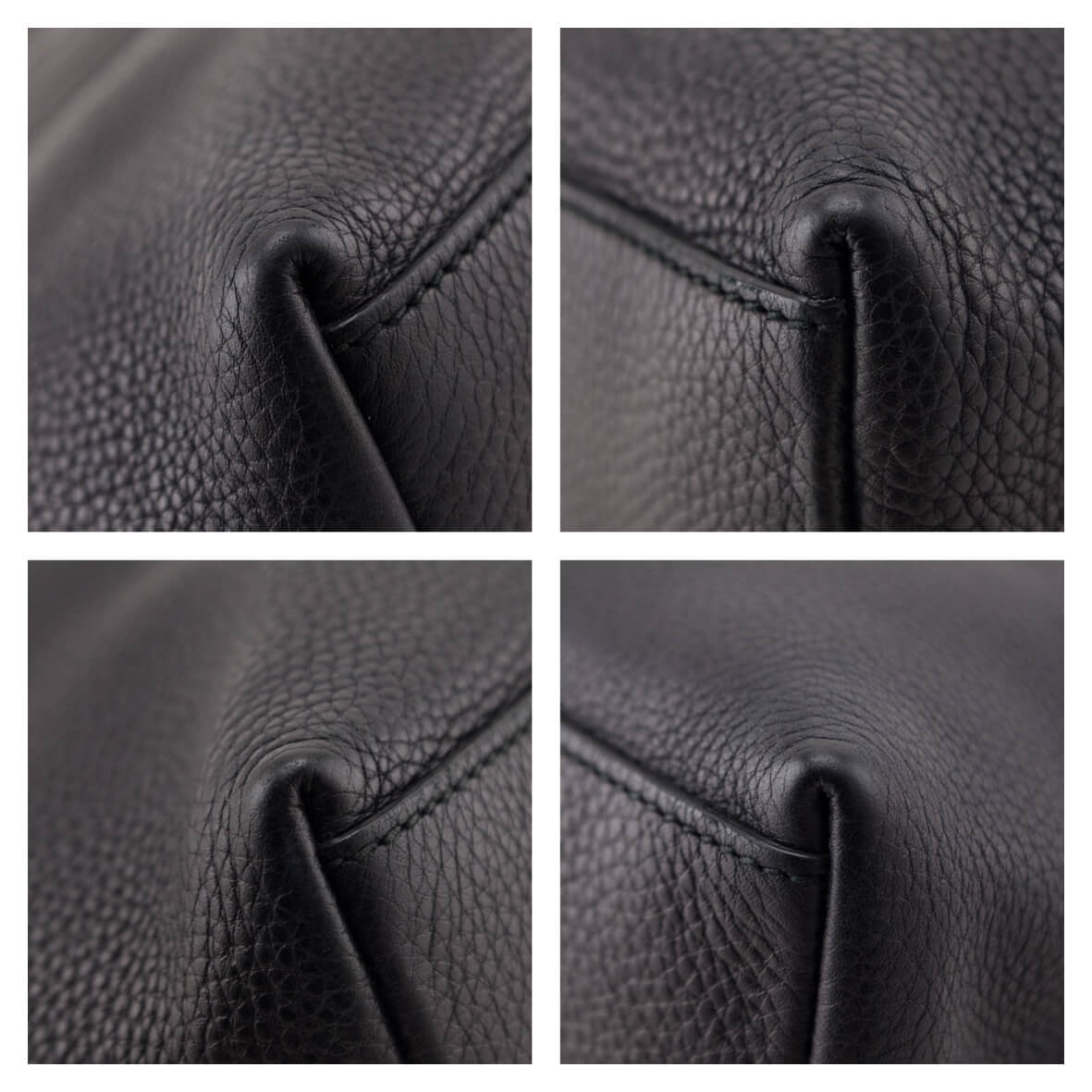 Gucci Black Pebbled Calfskin