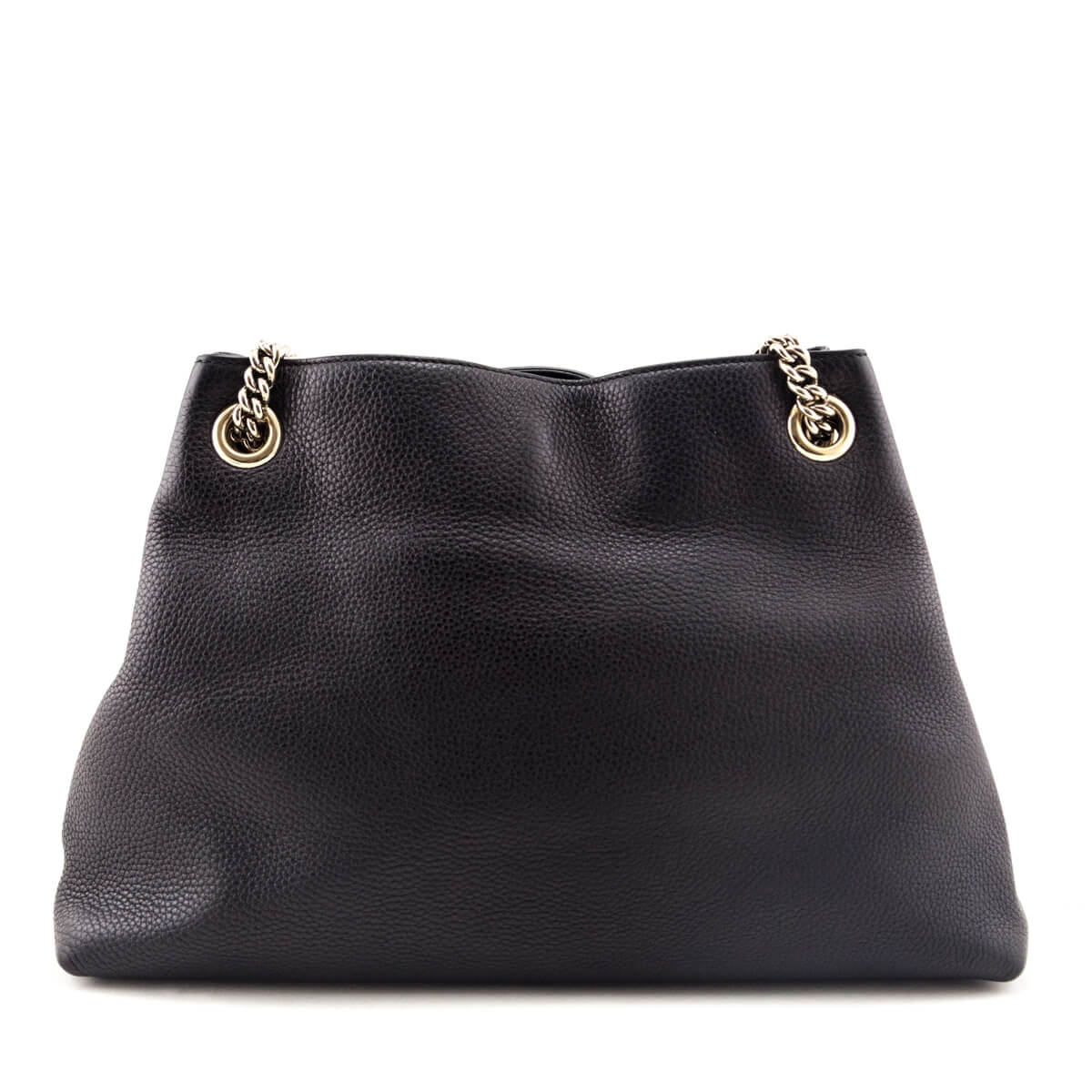 Gucci Black Pebbled Calfskin