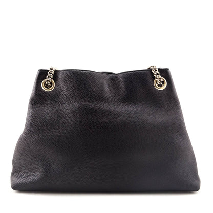 Gucci Black Pebbled Calfskin