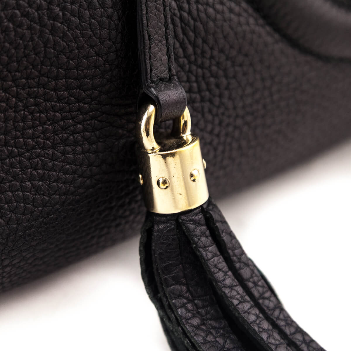 Gucci Black Pebbled Calfskin