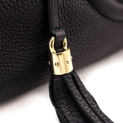 Gucci Black Pebbled Calfskin