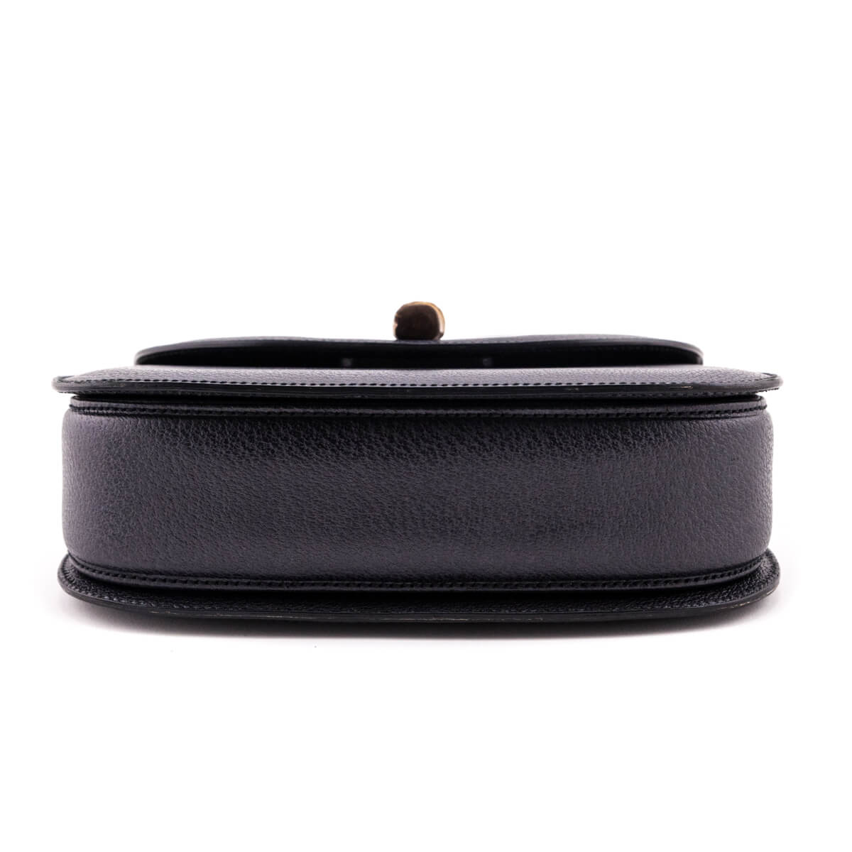 Gray Grained Calfskin Bamboo Top Handle Bag — Kovancy