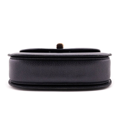 Gucci Gray Grained Calfskin Bamboo