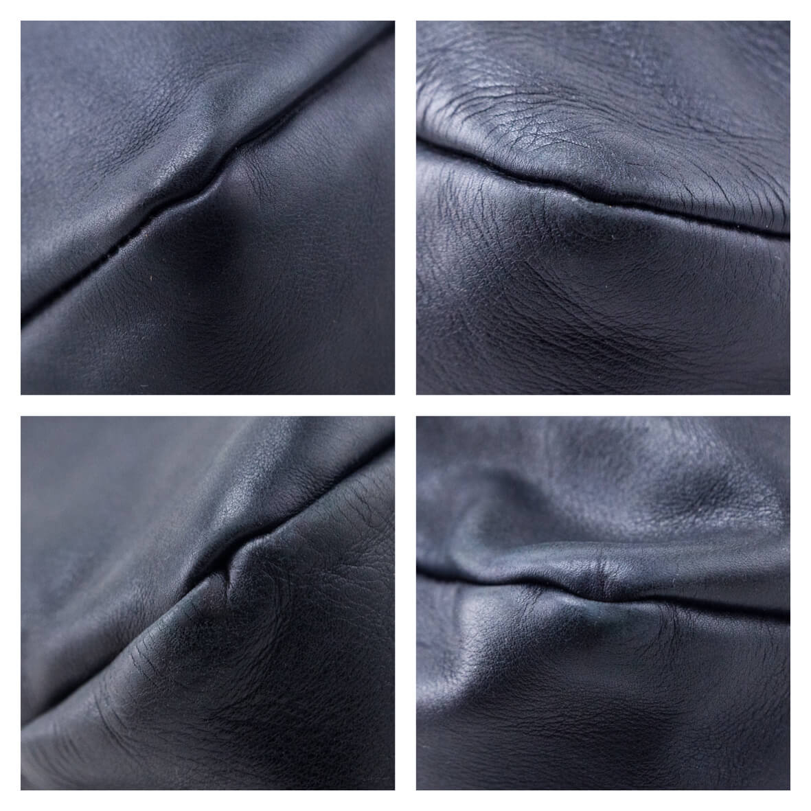 Navy Horsebit Large Hobo — Kovancy