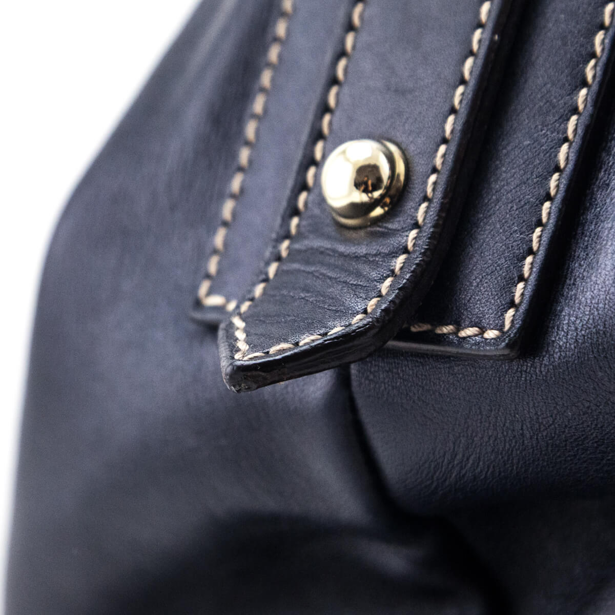 Navy Horsebit Large Hobo — Kovancy