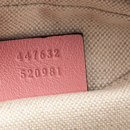 Gucci New Cherry & Wild Rose Matelasse Diagonal Small Torchon GG Marmont Chain Shoulder Bag